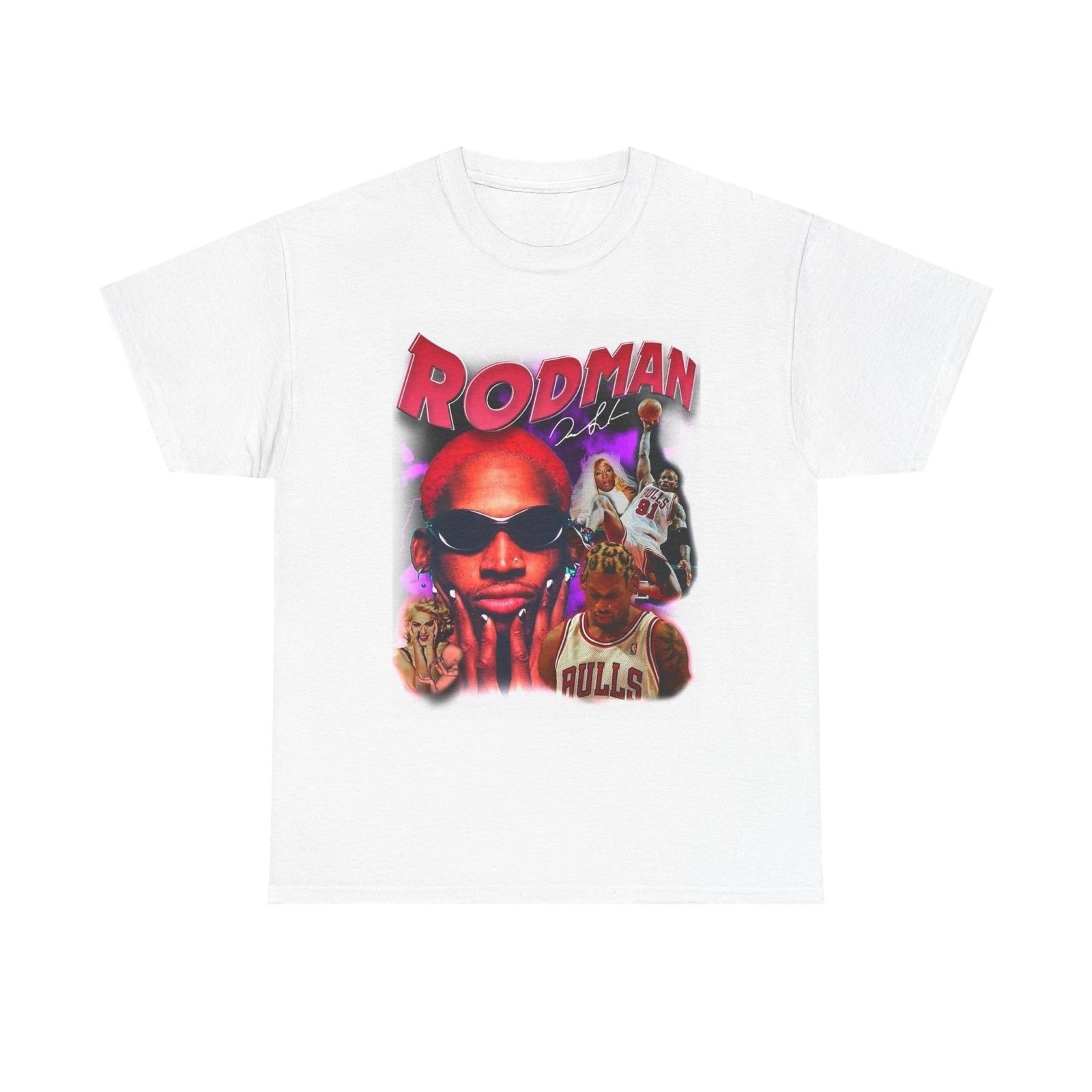 Men s and Women s T-shirts Dennis Rodman Graphic XXXL