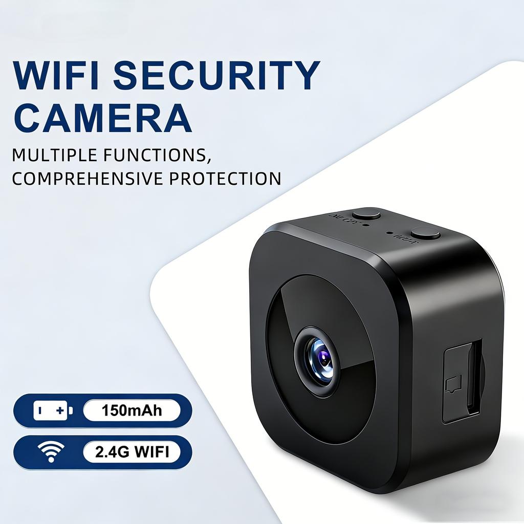 Mini Monitor Intelligente HD Wifi Telecamera di Sorveglianza Video Vocale Registratore DV Telecamera di Sicurezza Wireless Occulta da Interno Piccola Telecamera per Babysitter