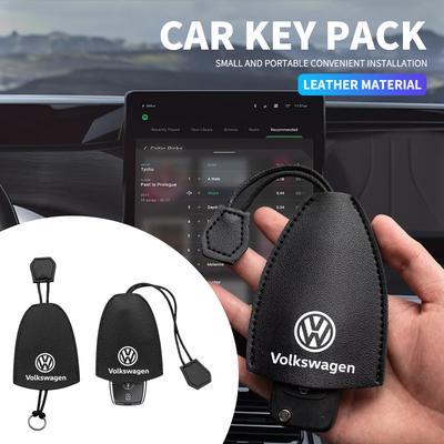 Auto-Styling PU Auto-Fernschlüsselhülle Abdeckung Schale Schlüsselanhänger Schutz Auto Zubehör Für Volkswagen R Line Golf MK4 MK5 MK6 MK7 MK8