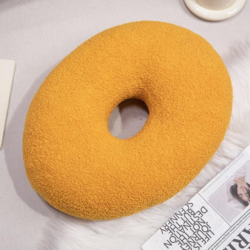 Nordic Style Cloud Donut Throw Pillow Plush Toy Ball Doll Home Sofa Pillow Cushion Doll