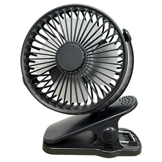 Ventilator de birou cu clip reîncărcabil USB – 4 inci, portabil pentru acasă, birou, utilizare în cărucior