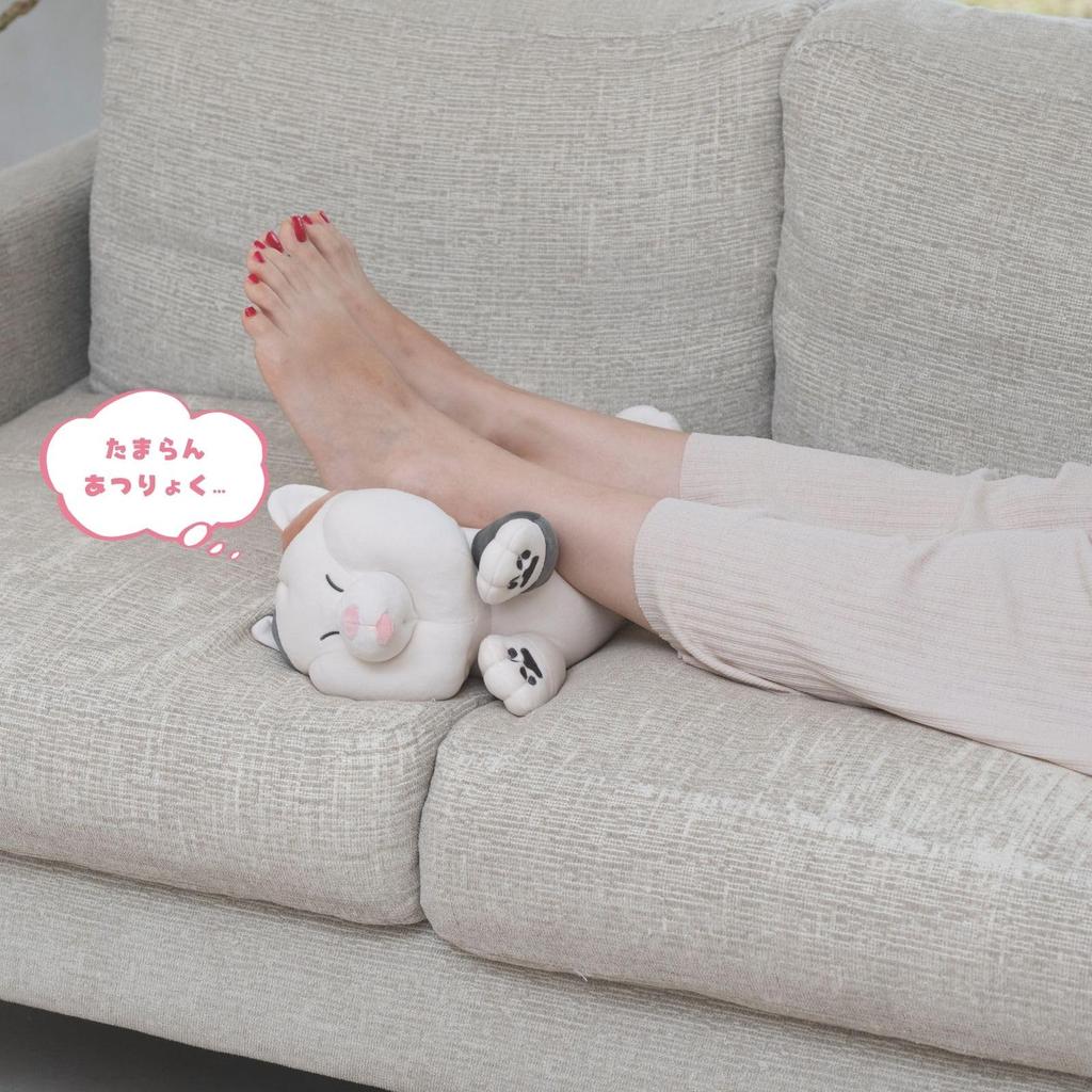 Live Herz Mugyushon Lücke Maruzoo Kaliko Katze Weiße Kugel Katze Kissen Mugyu Entspannung (Gesamtlänge ca.. 37 cm) 47340-10