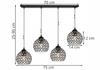 HANGING LAMP CHANDELIER CEILING LED CRYSTAL