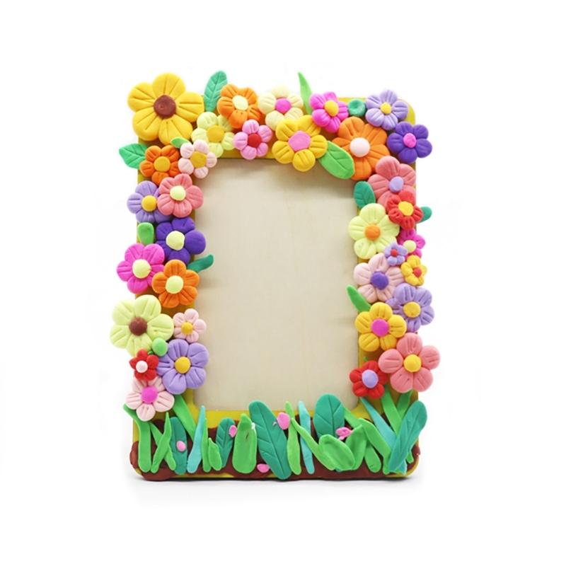 10Pcs Craft Ready Unfinished Wood Photo Frame Picture Frame for Display