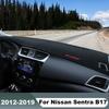 For Nissan Sentra B17 Sylphy 2012-2014 2015 2016 2017 2018  Car Dashboard Cover Mat Dash Board Sun Shade Pad Non-slip Mats