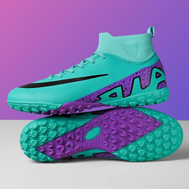 Ghete Noi de Fotbal pentru Antrenament Bărbați Copii Glezne Crampoane Pantofi de Fotbal Gazon TF/FG Meci Vânzare Fierbinte Calitate Înaltă Futsal Sport Interior