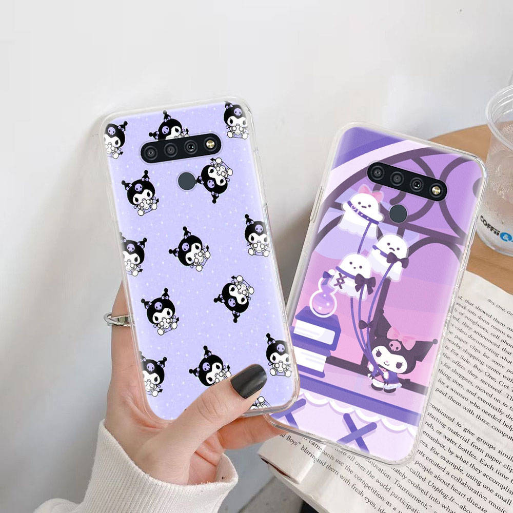 Transparent Case for Samsung A04 A14 A23 M33 M53 Realme 10 9 C35 C55 VIVO X80 Infinix Hot 30 Note 11 Tecno Spark 8P Pro L-15 Kuromi