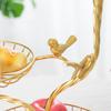 3-stufiger Obstkorbhalter Dekorative Obstschale Ständer Metallständer Tischplattenhalter Für Gemüse Brot Snack Organizer