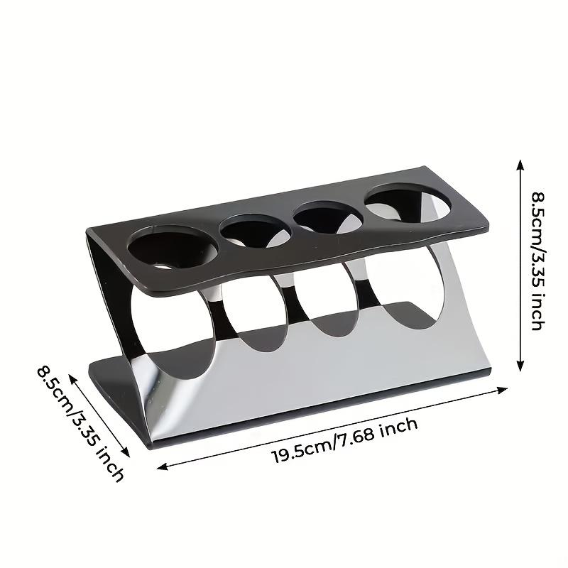 Desktop Organizer & Toothbrush Holder with Razor Storage Shelf - Space-Saving Plastic Bathroom/Kitchen Organizer