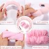 4PCS Stylish Washing Headband Set Wristbands Scrunchies Spa Bubble Headband for Washing Face Makeup Shower Skincare