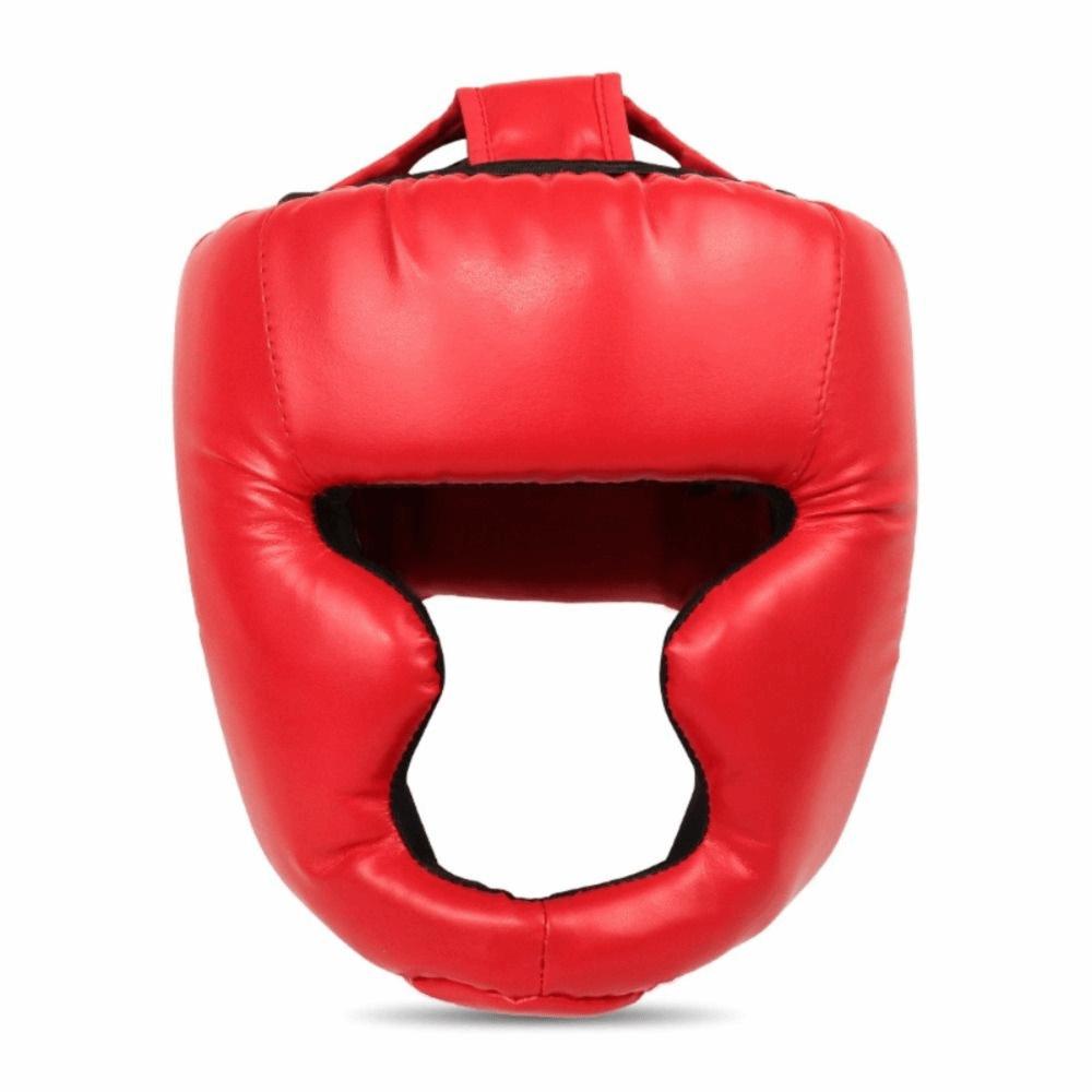 Adjustable Boxing Headguard PU Leather Training Equipment New Boxing Helmet