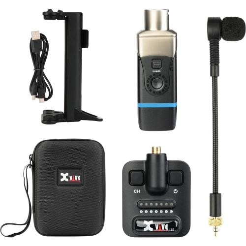 Xvive XV-U8/AG Guitar U8 Wireless System, U8 Model, Rechargeable, 2.4GHz, Stable Connection, Lightweight, Compact, Noiseless, Compatible with Acoustic