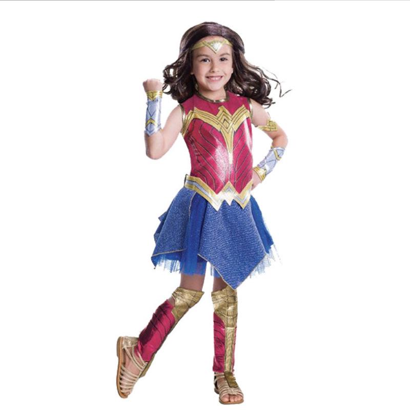 Wonder Woman Kids Halloween Cosplay Costume