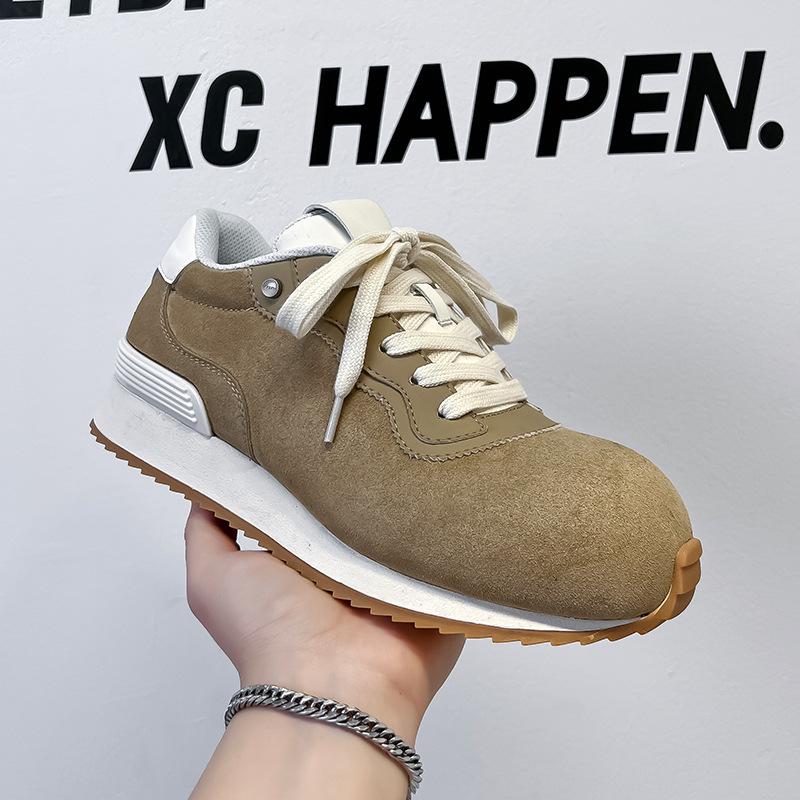 2024 New Big Head Shoes Retro Forrest Gump Shoes Men's 2024 New Height-increasing Waffle Jogging Shoes 14719-A