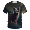 3D Print Animal Cool Funny T Shirt for Men and Women Short Sleeve Summer Tops Tees Fashion Black Clothing