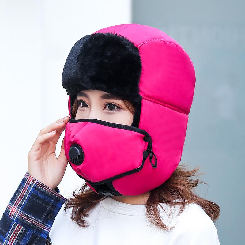 Unisex Winter Lei Feng Windproof Ear Protection Hat for Outdoor Cycling