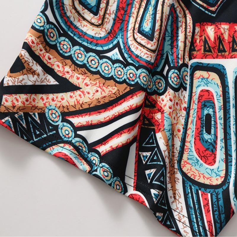 Printed Elegant Temperament Skirt Ladies Fashion Floral Bag Hip Skirt Sexy Summer Cool Retro Style