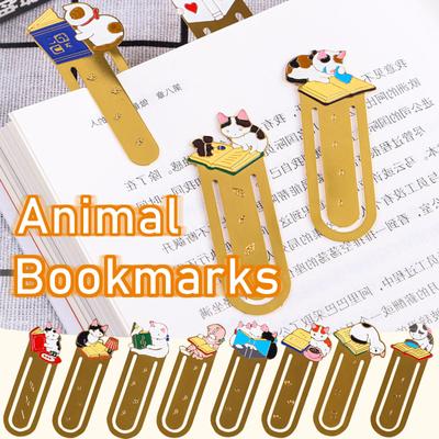 Metall Kawaii Cartoon Lesezeichen Verrückte Lesezeichen Student Geschenk