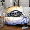 Milwaukee Brewers Druck Flanelldecke Hohe Qualität Warm Bequem Decke für Alle Jahreszeiten Perfekt für Geschenke Heimdekoration