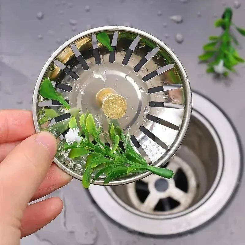 2 Piezas Colador Tapón para Fregadero de Cocina Tapón de Desagüe Filtro de Fregadero Filtre Colador de Fregadero Filtro Desagüe de Piso Herramientas de Cocina