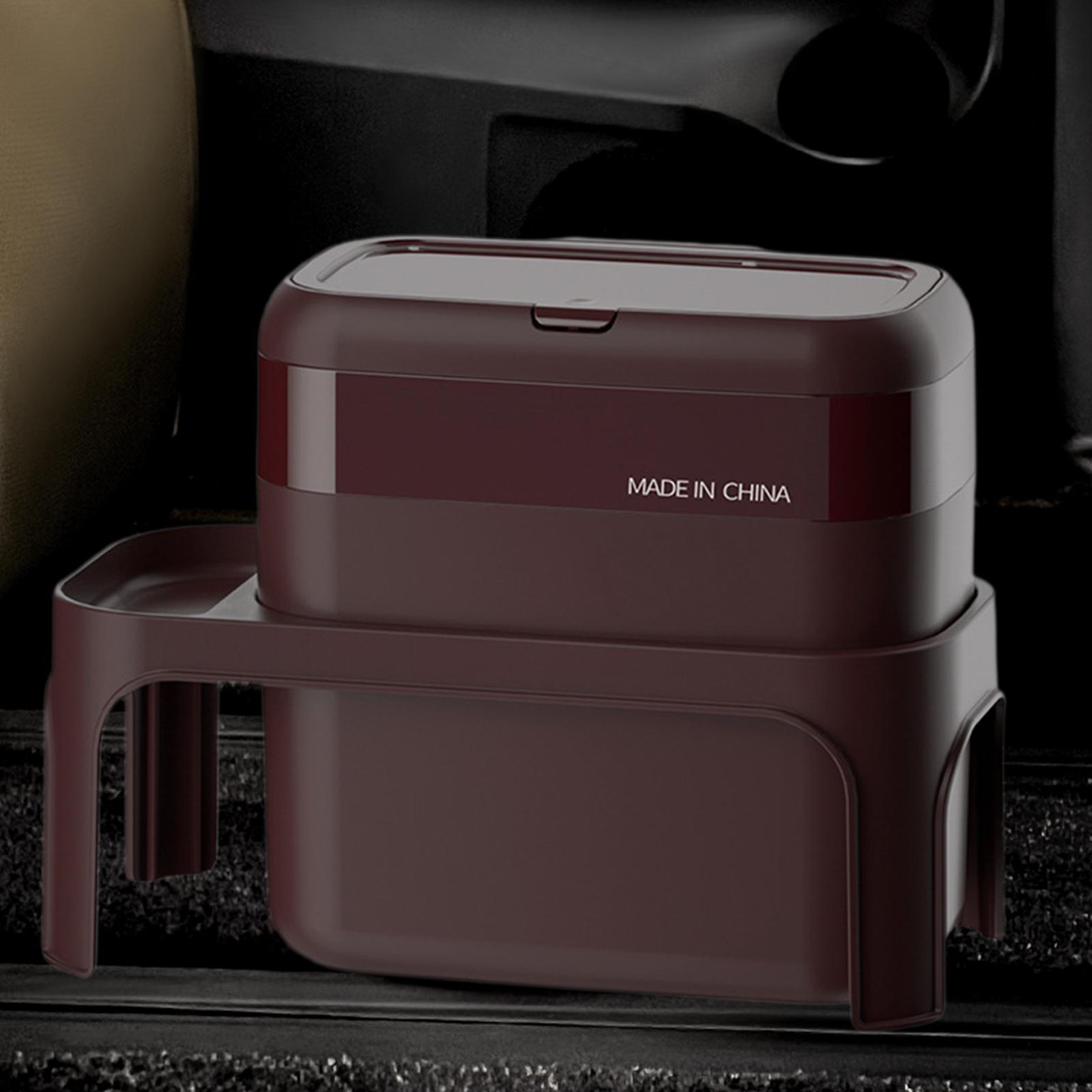 

Автомобильный мусорный бак контейнер для хранения контейнер для мусора прессующий тип боковая корзина 6.3л мусор коричневый