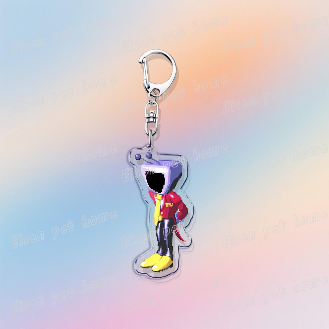 Deltarune Tenna Sleutelhanger Accessoires Tas Charms Undertale Meneer Tenna Antenne Lanino Meme Sleutelhangers Sleutelringen Sieraden Fans Cadeau beige