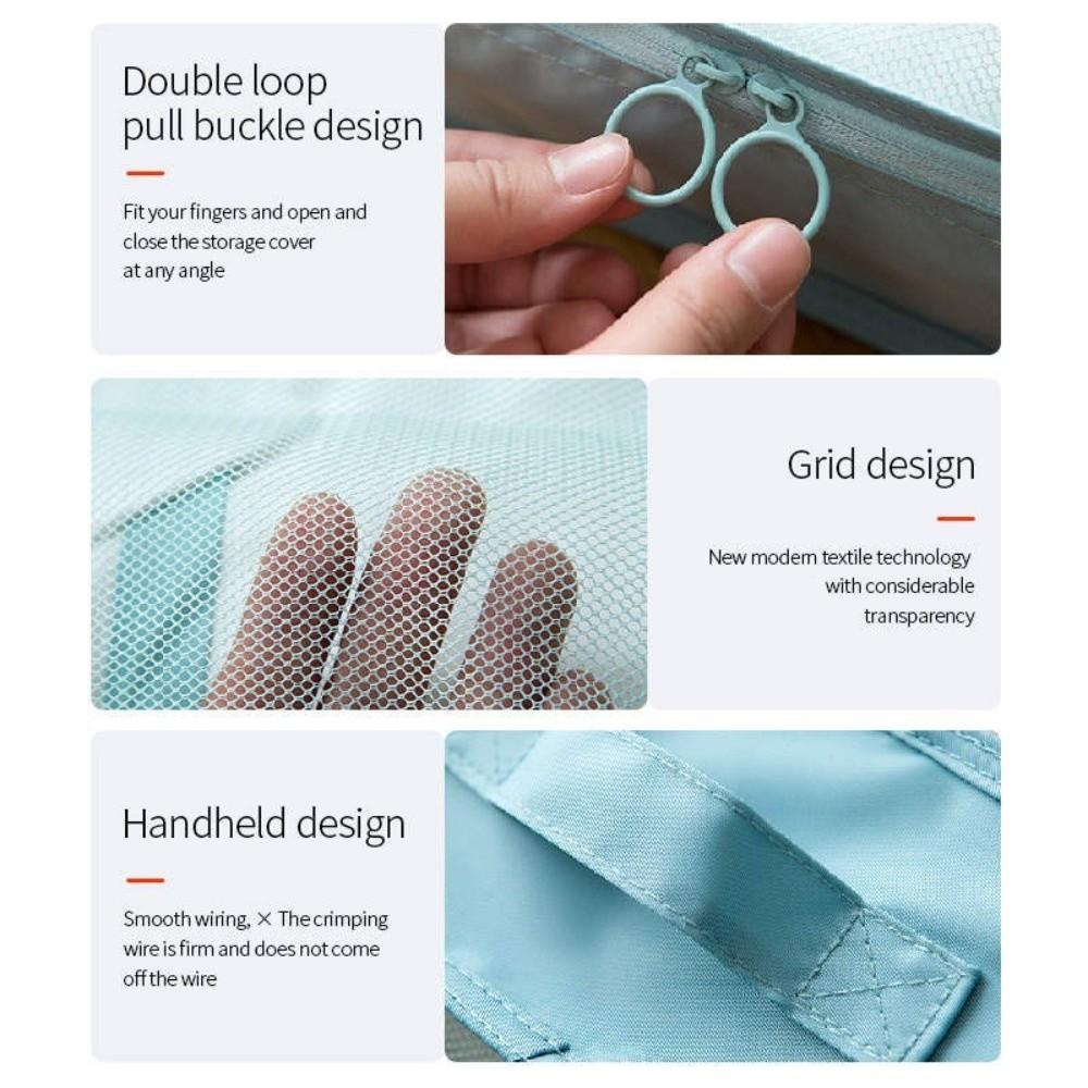 8 PCS/Set Large Capacity Travel Organizer Bag Polyester Suitcase Organizer  Wardrobe