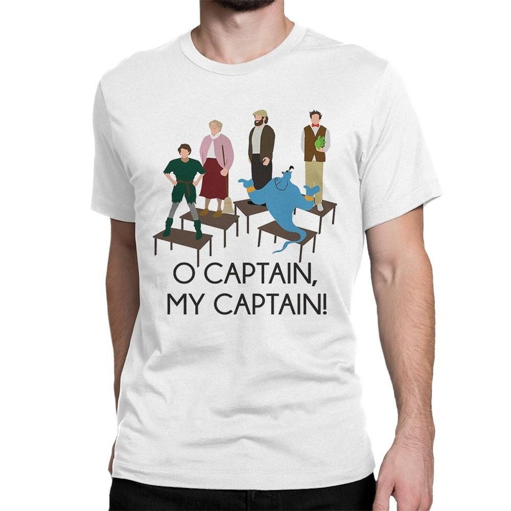 Robin Williams O Captain My Captain TShirt Dead Poets Society Shirt Men#039;s Wom Unisex T-Shirt L