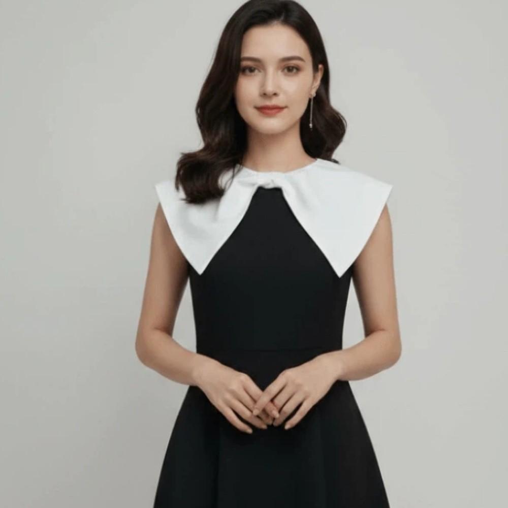 Detachable Large Pointed Collar Age-reducing Decorative Shawl Fashion Fake Collar Shouder Wraps