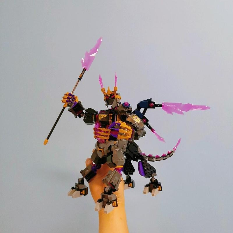 New Season The Crystal King Posable Centaur Creature Wings Platform 71772 Building Block Bricks Toys For Children Gifts