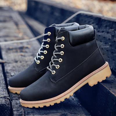 Botas masculinas antiderrapantes de alta qualidade e alta qualidade PU Botas masculinas