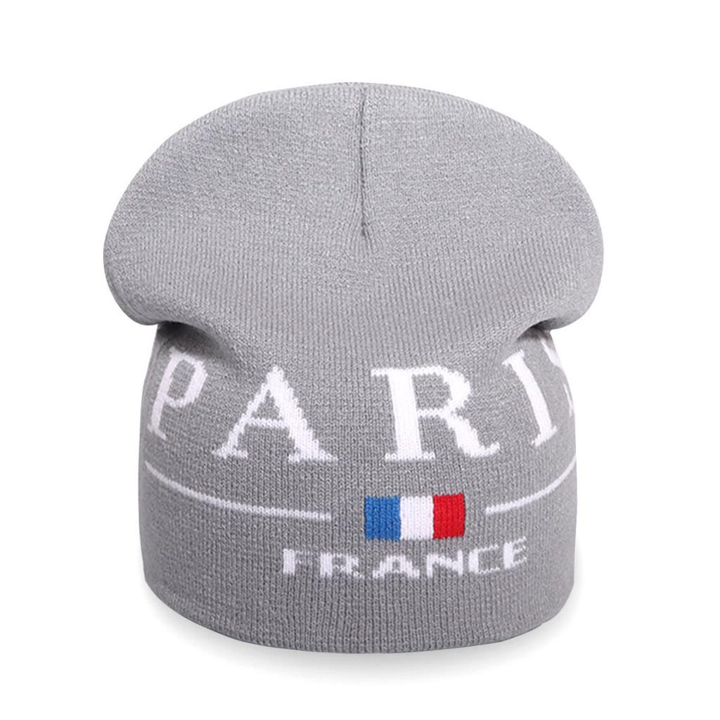 Pattern Fashion Letter Neutral Casual Warm Knitted Hat For Winter And Fall