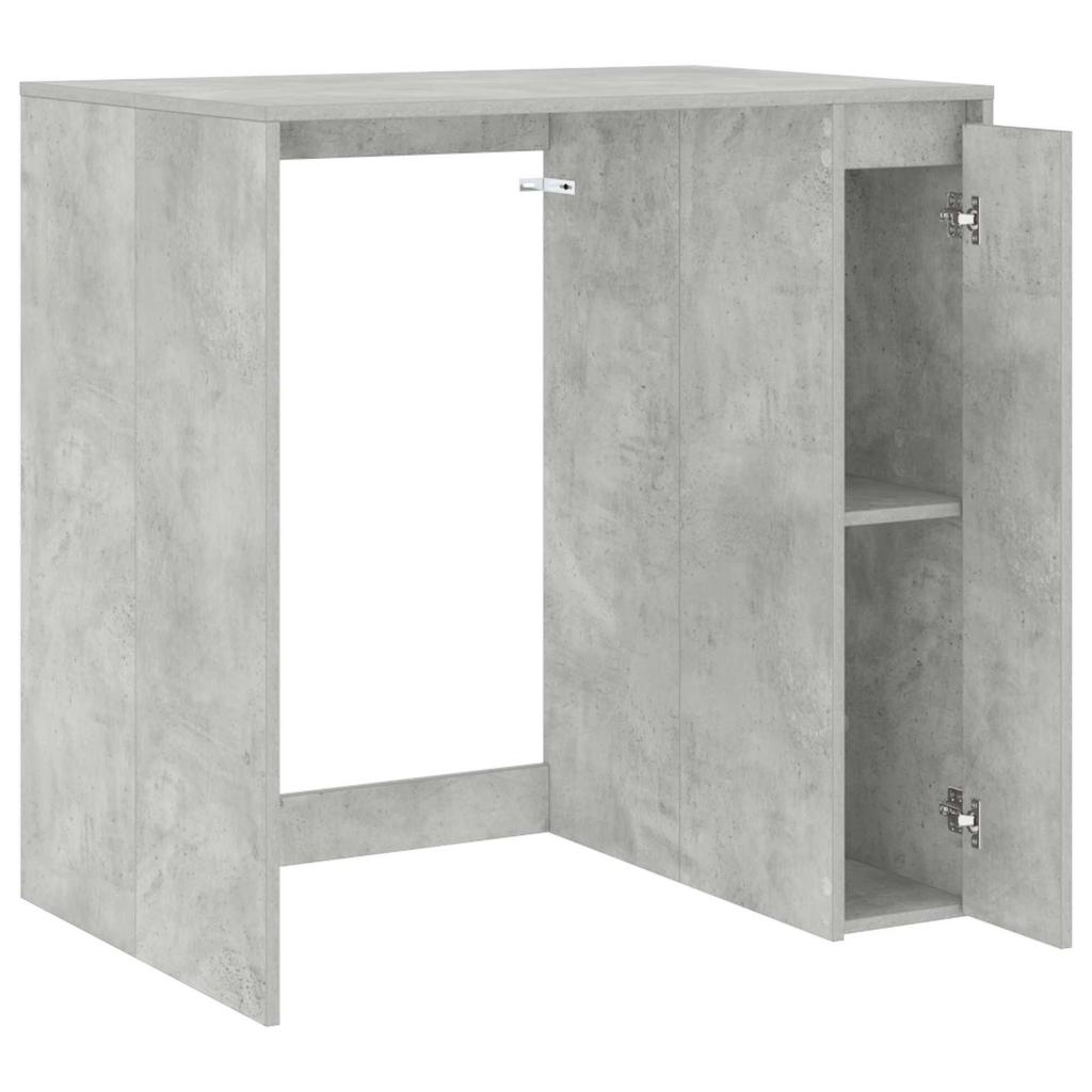 Waschmaschinenunterschrank Beton 87 x 60 x 89 cm Holzwerkstoff