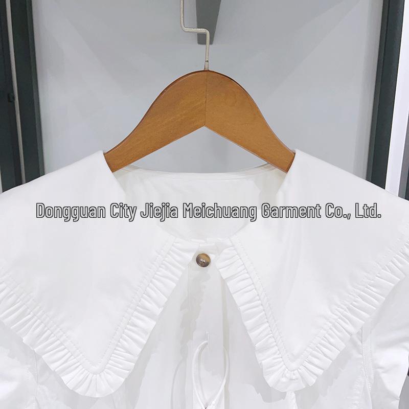 Nordic Niche 2026 Early Spring Doll Collar Ruffle Shirt 26067