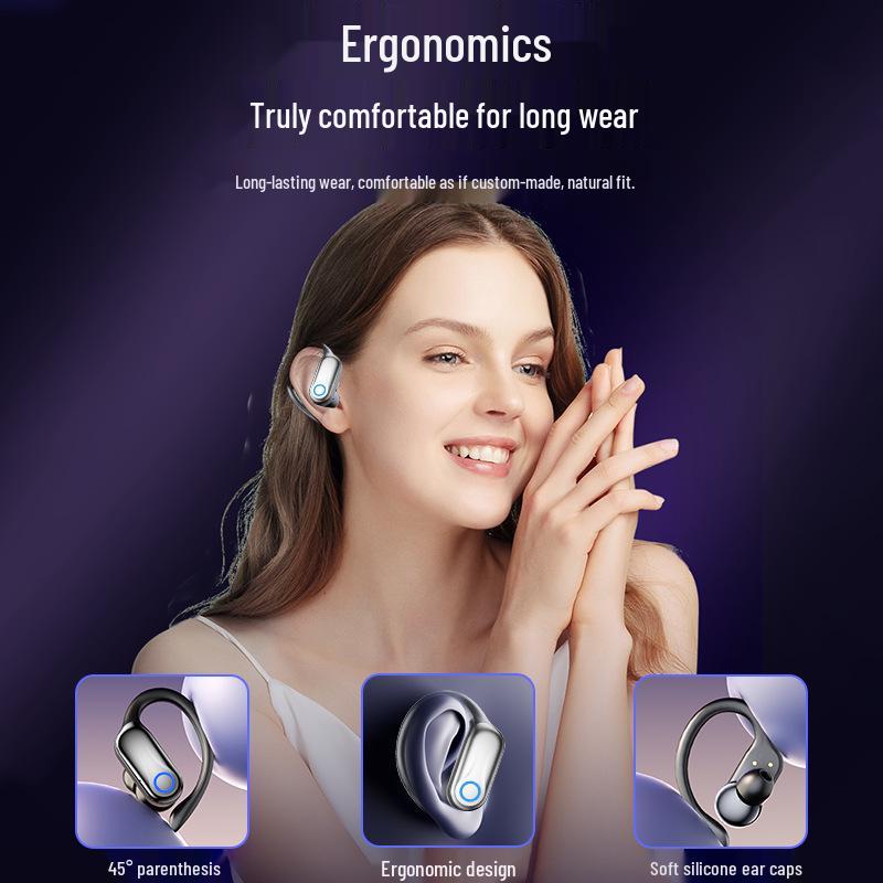 26 Open/In-Ear TWS True Wireless AI Translation Bluetooth Noise-Cancelling Earphones for Sports
