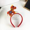 Headband Year of Horse 2026 Cartoon Headwear Soft Plush Material Comfortable Fit Hair Hoop Cosplay Photo Prop