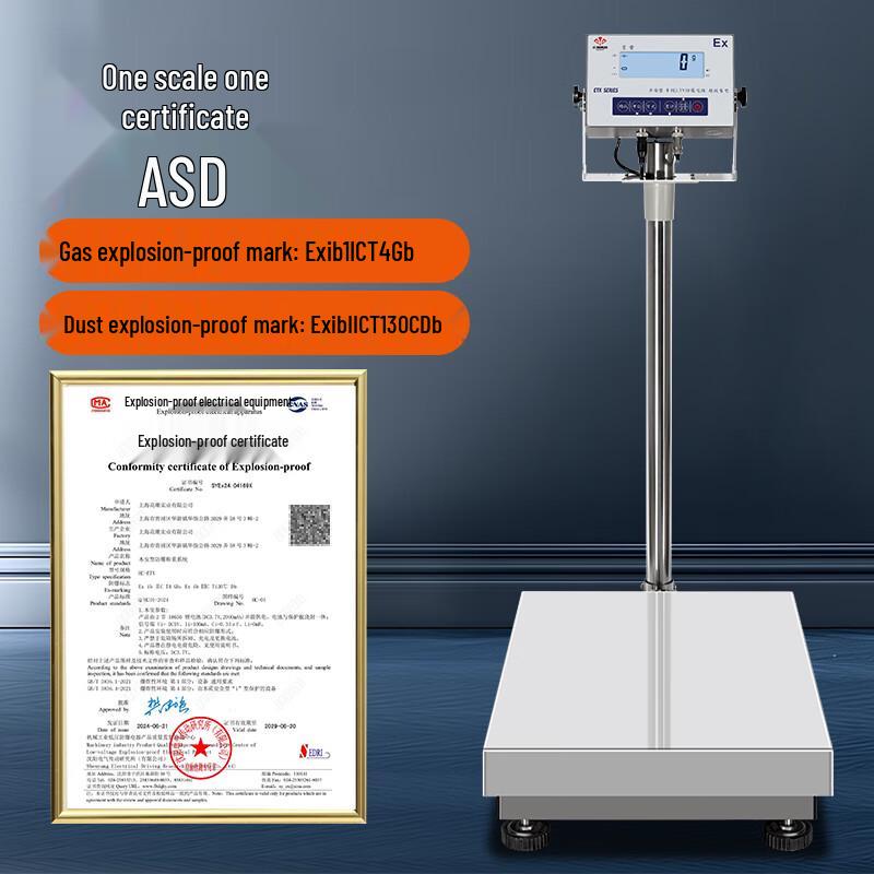 Huachao Gaoke Explosion-Proof Stainless Steel Industrial Platform Scale