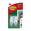 Command Transparent Self-adhesive Hooks 2 Pcs