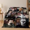 26 Stili Evan Peters Bello Arte Coperta di Flanella, Coperta Morbida e Accogliente per Casa Camera da Letto Letto Divano Picnic Ufficio Coperta Regalo Bambino