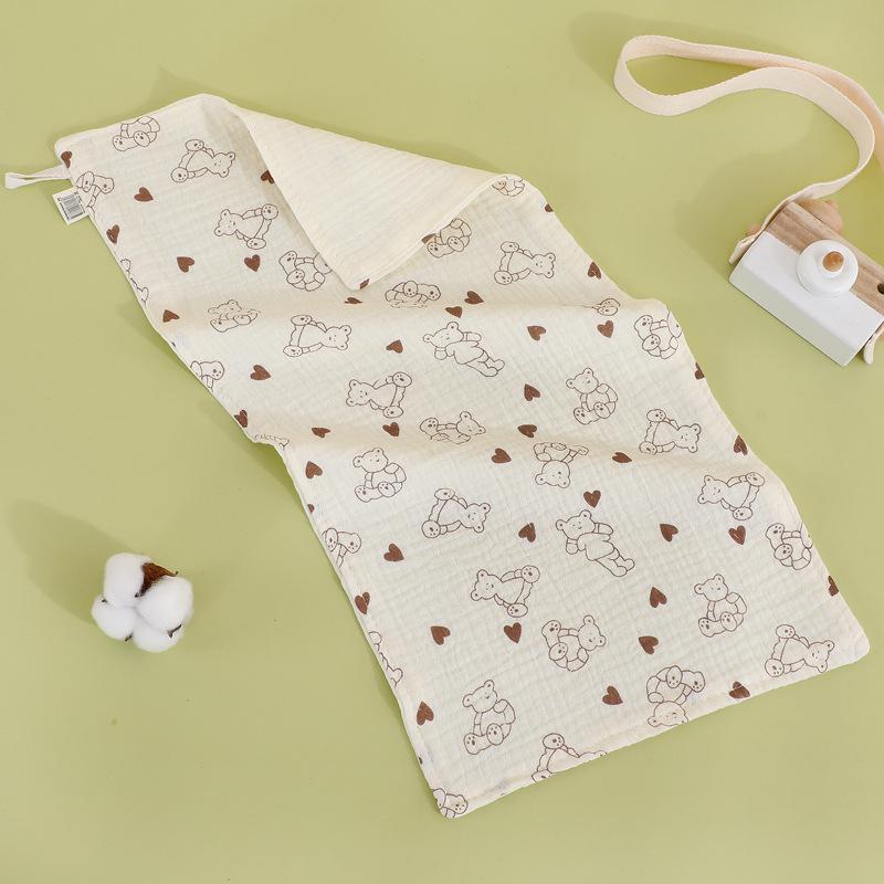 25x50cm Baby Six-layer Pure Cotton Gauze Small Towel Face Towel Square Towel Mouth Towel Baby Washcloth