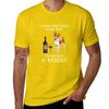 Basenji and Wine Funny Dog T-Shirt Quick Drying Tops Tees Mens T Shirts Pack