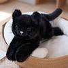 Simulation Lifelike Pet Cat Plush Toy Soft Stuffed Anima Cute Plushie Doll Lie Prone Funny Long Arm Kitten Pillow for Girl Gifts