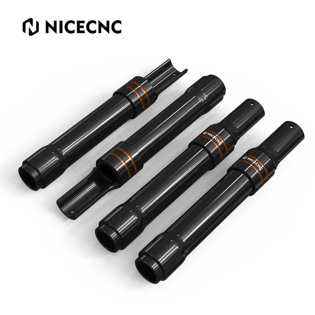 NICECNC Motorcycle Engine Pushrod Covers Set For Harley Street Glide FLHX Road King FLHR 2017-2024 Fat Boy FLFBS CVO Tri Glide