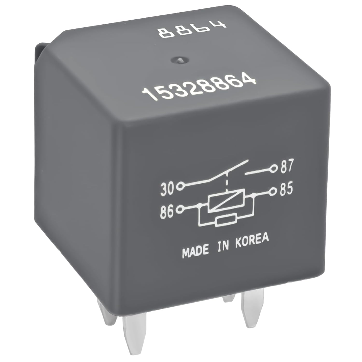 Relay 15328864 D1741C, 4 Pin 12V 40A SPDT A/C Compressor Control Fuse Starter Relay 12193604 13503102 Replacement - Compatible for Chevy GMC GM Buick 1