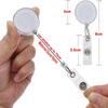 1PC Double Credit Card Clear Plastic ID Badge Card Holder for Bank Cards Protector Transparent Cardholder Card Cover
