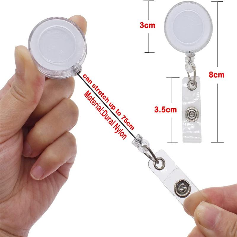 1PC Double Credit Card Clear Plastic ID Badge Card Holder for Bank Cards Protector Transparent Cardholder Card Cover