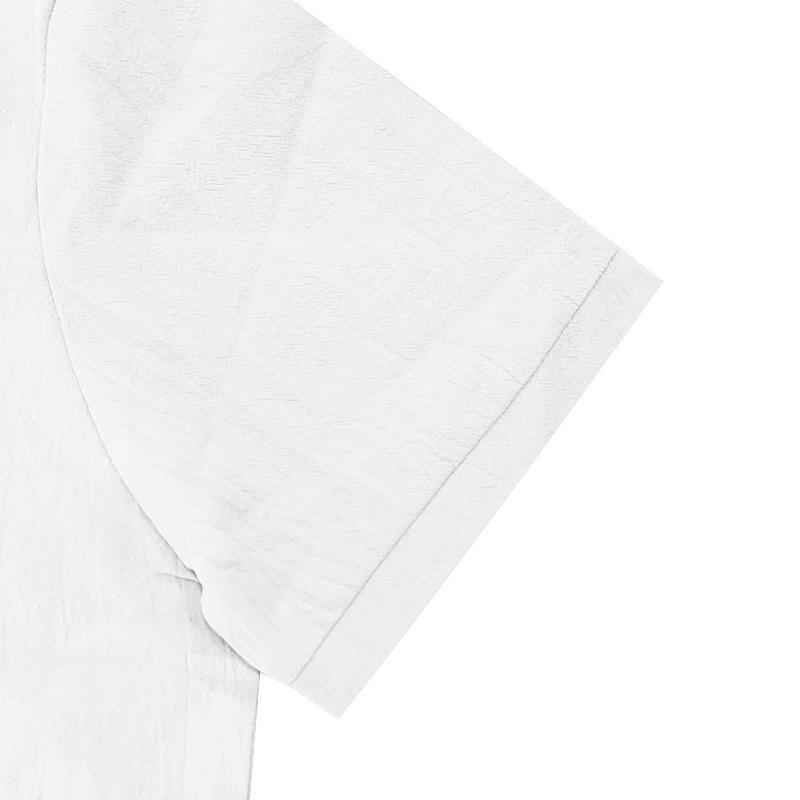 Men's Summer Sporty Cotton Linen Two-Piece Set: Breathable Short Sleeve Polo Shirt & Lapel Shorts