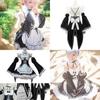Hajimeru Kara Rezero Lsekai Seikatsu Twins Ramrem Maid Dress Costume Cosplay