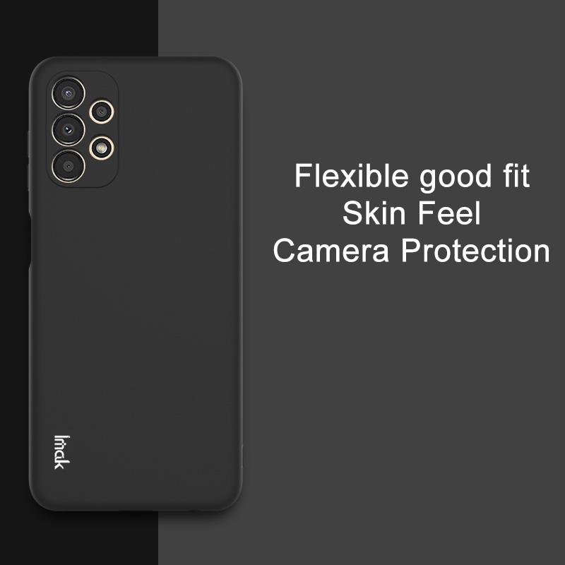 

IMAK UC-2 Series for Samsung Galaxy A13 4G Drop-proof Phone Case Wear-resistant Solid Color Skin-touch Phone TPU Protective Shell Black