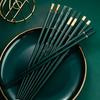 5/6/8Pair High Temperature Resistant Household One Person One Chopstick Meal Sharing Alloy Chopsticks